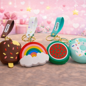 Keychain with coin pouch image