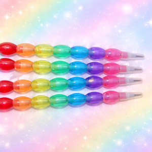 Image of Designer Rainbow Stack Pencil.