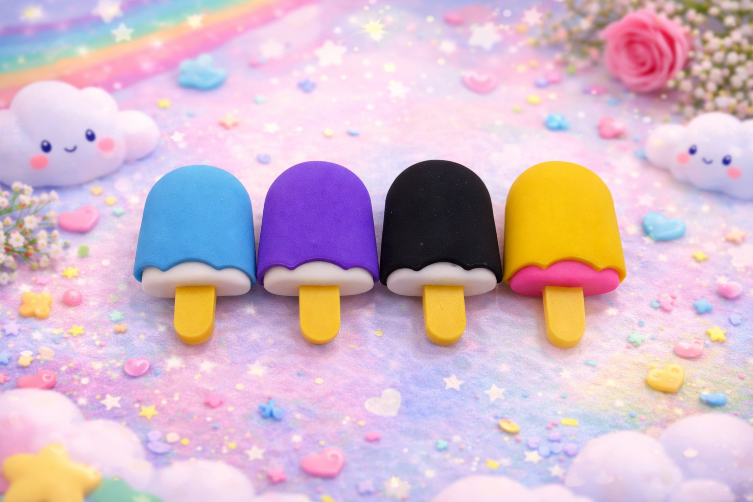 Ice-Cream / Donut / Lollipop Shaped Erasers for Kids π¦π©π - Image 2
