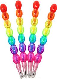 Designer Rainbow Stack Pencil (Set of 4) - Image 2